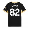 Manchester City Rico Lewis #82 Bortedrakt Kvinner 2026-27 Kortermet